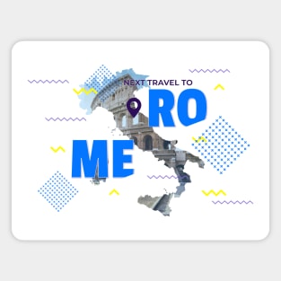 Colorful Rome Magnet